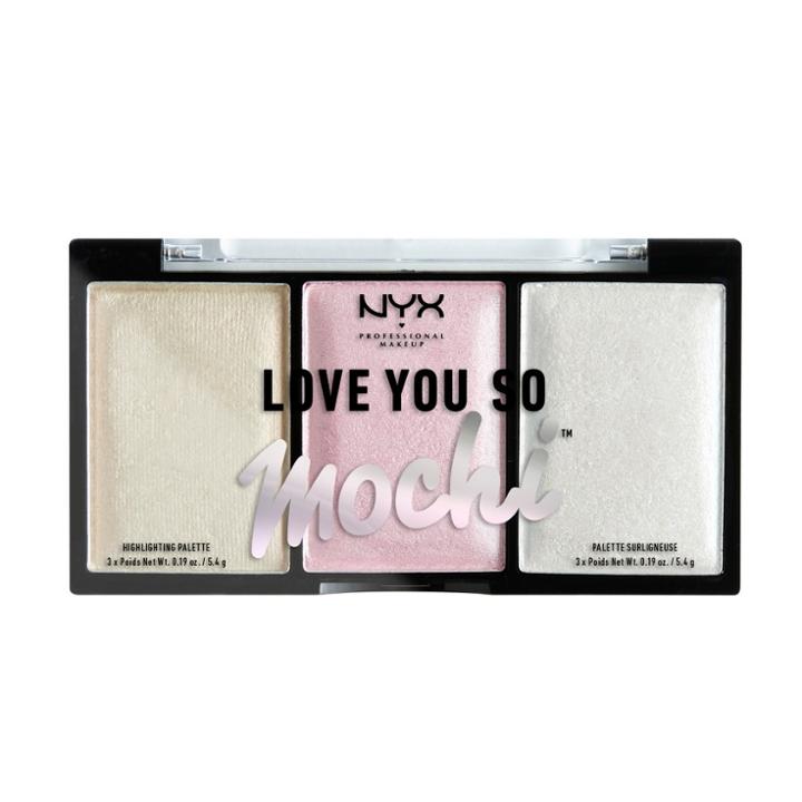 Nyx Professional Makeup Love You So Mochi Highlighting Palette Arcade Glam - 0.57oz, Cool Undertones