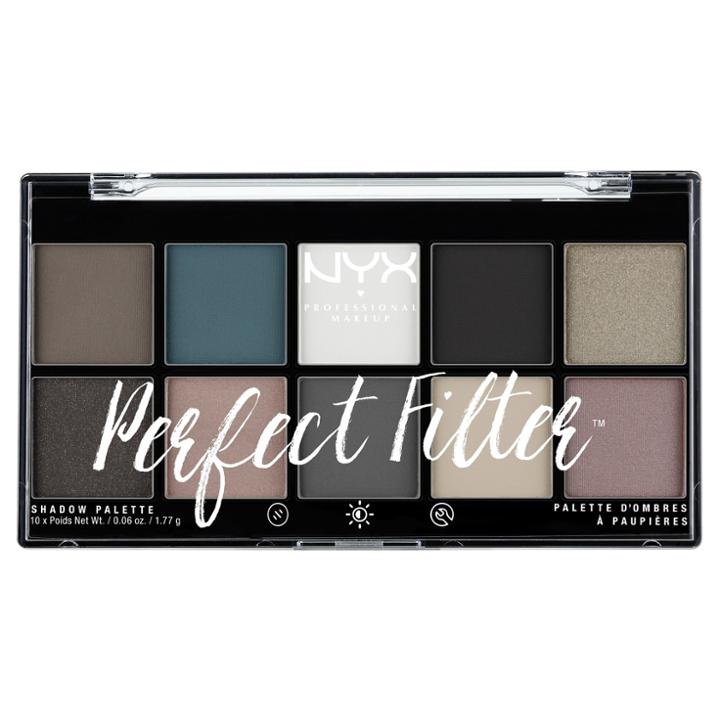 Nyx Professional Makeup Perfect Filter Eyeshadow Palette Gloomy Days