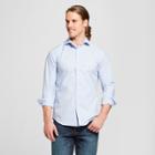 Men's Standard Fit Long Sleeve Button-down Dress Shirt - Goodfellow & Co Blue