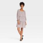 Women's Bishop 3/4 Sleeve Dress - Who What Wear Pink