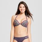 Women's Shore Embroidered Light Lift Bikini Top - Shade & Shore Purple