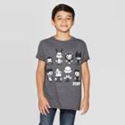 Bendy And The Ink Machine Boys' Short Sleeve T-shirt - Gray