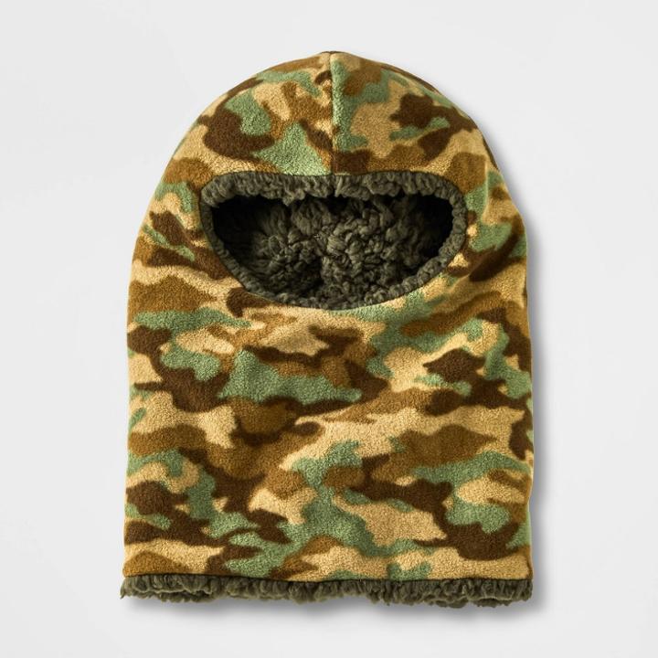 Boys' Balaclava Fleece Hat - Cat & Jack Brown