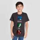 Boys' Minecraft 'game On' T-shirt - Gray