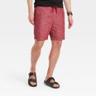 Men's 7 Elevated Novelty E-waist Pull-on Shorts - Goodfellow & Co Red