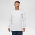 Dickies Men's Big & Tall Cotton Heavyweight Long Sleeve Pocket T-shirt- Ash Gray Xl Tall,