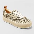 Women's Athena Leopard Print Sneakers - Universal Thread Brown