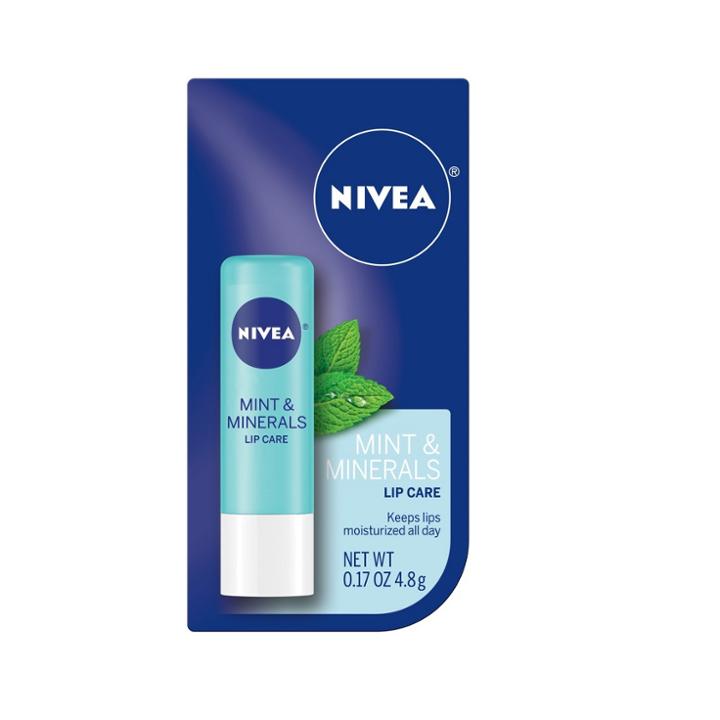 Nivea Mint & Minerals Lip Care Carded Pack - .17oz