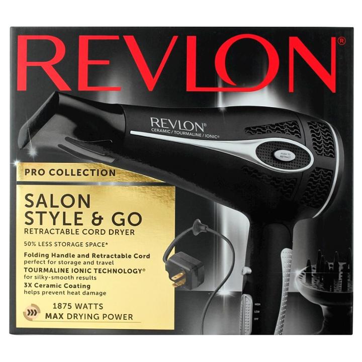 Revlon Perfect Heat Fold & Go Hair Dryer,
