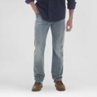 Wrangler Men's Straight Fit Jeans With Flex - Bleach