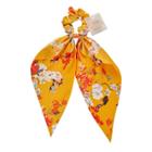 Scunci Collection Scarf Satin Scrunchie - Yellow Floral