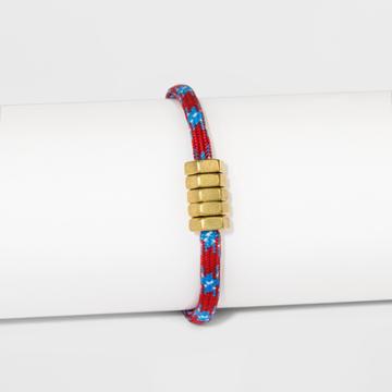 Half United Honeybee Bracelet - Arizona, Red/white/blue