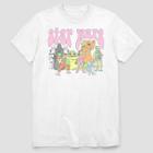Adult Star Wars Psychedelic Characters Short Sleeve Graphic T-shirt - White