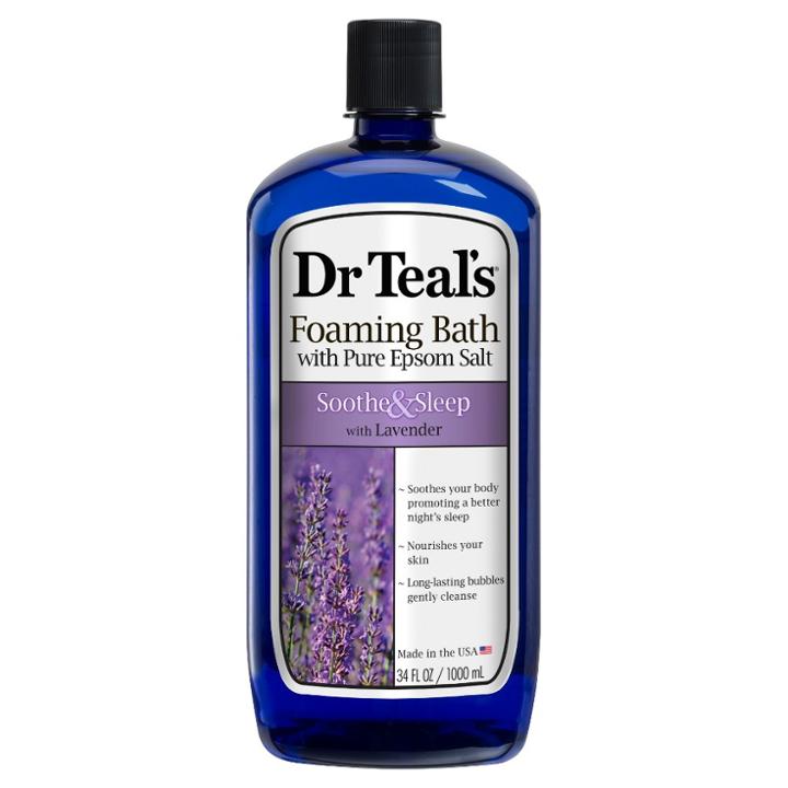 Dr Teal's Pure Epsom Salt Soothe & Sleep Lavender Foaming Bath