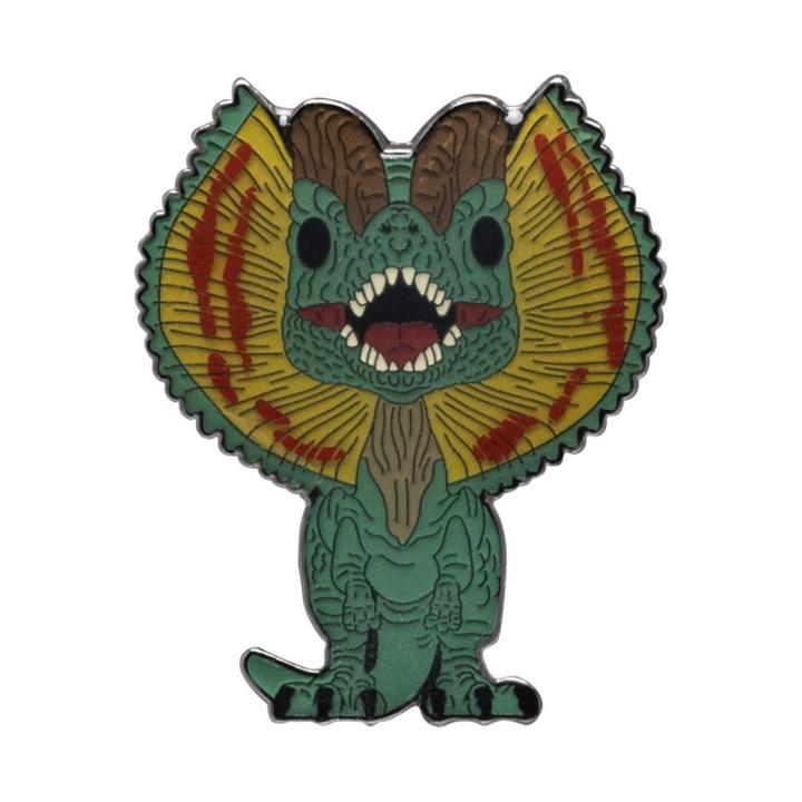 Funko 4pk Enamel Pins Jurassic Park, Grey