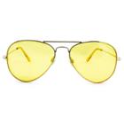 Target Women's Aviator Sunglasses With Yellow Tinted
