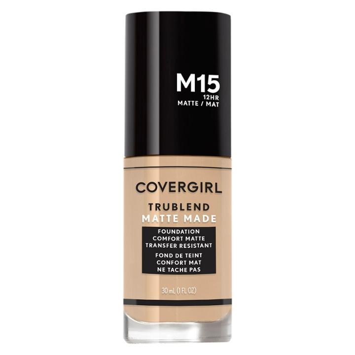 Covergirl Trublend Matte Made Foundation M15 Buff Beige -1.01 Fl Oz