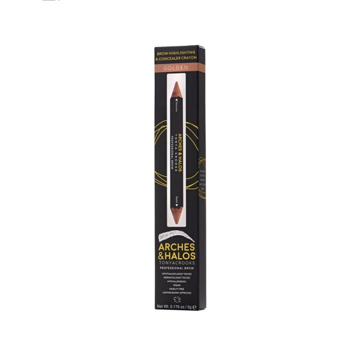 Arches & Halos Dual Ended Highlighter & Face Crayon Golden
