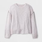 Girls' Sweater Long Sleeve Knit Top - Art Class Ivory