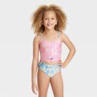 Girls' Leaf Printed Midkini Set - Art Class