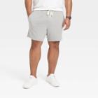 Men's Big & Tall 6.5 Regular Fit Pull-on Shorts - Goodfellow & Co Gray