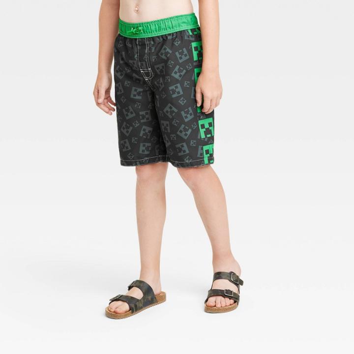 Boys' Minecraft Trunks - Black