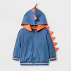 Baby Boys' Dino Layering Hoodie Jacket - Cat & Jack Blue Newborn, Boy's