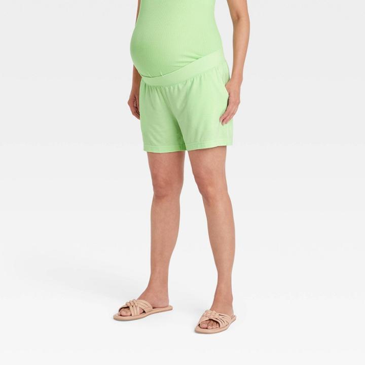 Wide Leg Jersey Maternity Shorts - Isabel Maternity By Ingrid & Isabel