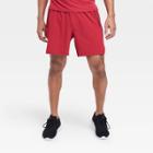Men's Stretch Woven Shorts 7 - All In Motion Red