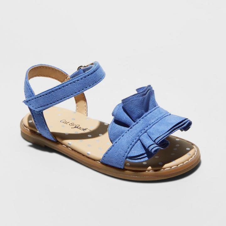 Toddler Girls' Camilla Slide Sandals - Cat & Jack Blue