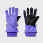 Girls' Ski Gloves - C9 Champion Purple