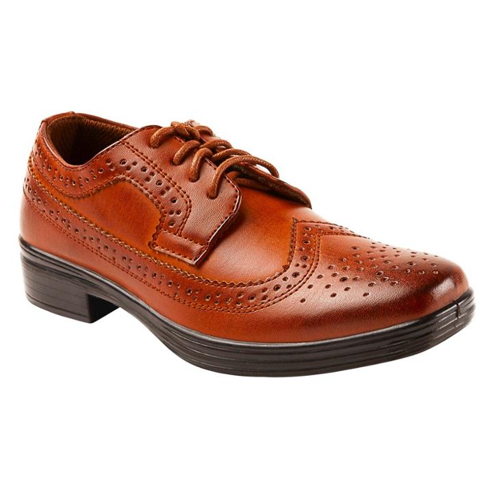 Boys' Deer Stags Ace Oxford Oxfords - Chestnut 4, Boy's, Brown