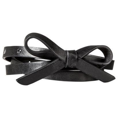 Mossimo Supply Co. Black Belt Bow Belt -