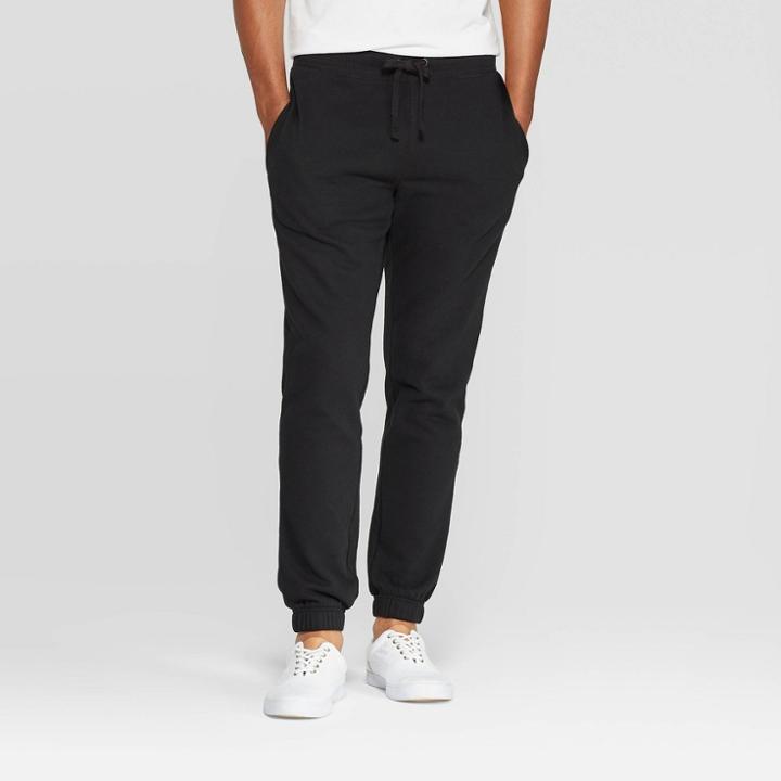 Men's Jogger Sweat Pants - Goodfellow & Co Black S, Men's,