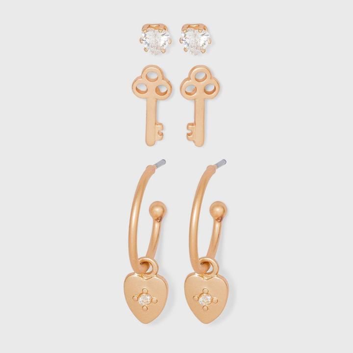 No Brand Heart Earring