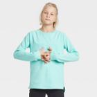 Boys' Long Sleeve Performance T-shirt - All In Motion Turquoise