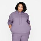 Women's Plus Size Hooded Sweatshirt - Universal Thread Purple