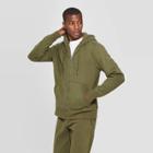 Men's Authentic Fleece Sweatshirt Full Zip Sweatshirt - C9 Champion Green