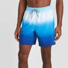 Speedo Men's 8 Ombre Volley Swim Shorts - Blue
