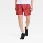 Men's Sport Shorts 8.25 - All In Motion Camo Red