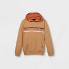 Boys' Striped Hoodie Sweatshirt - Art Class Khaki