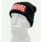 Men's Marvel Flat Brim Beanie - Black