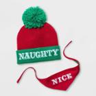 Ugly Stuff Holiday Supply Co. Ugly Stuff Holiday Supply Co Matching Pet Parent + Pet Fold Down Beanie And Reversible Bandana