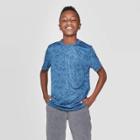 Petiteboys' Dino Short Sleeve Athletic Graphic T-shirt - Cat & Jack Blue