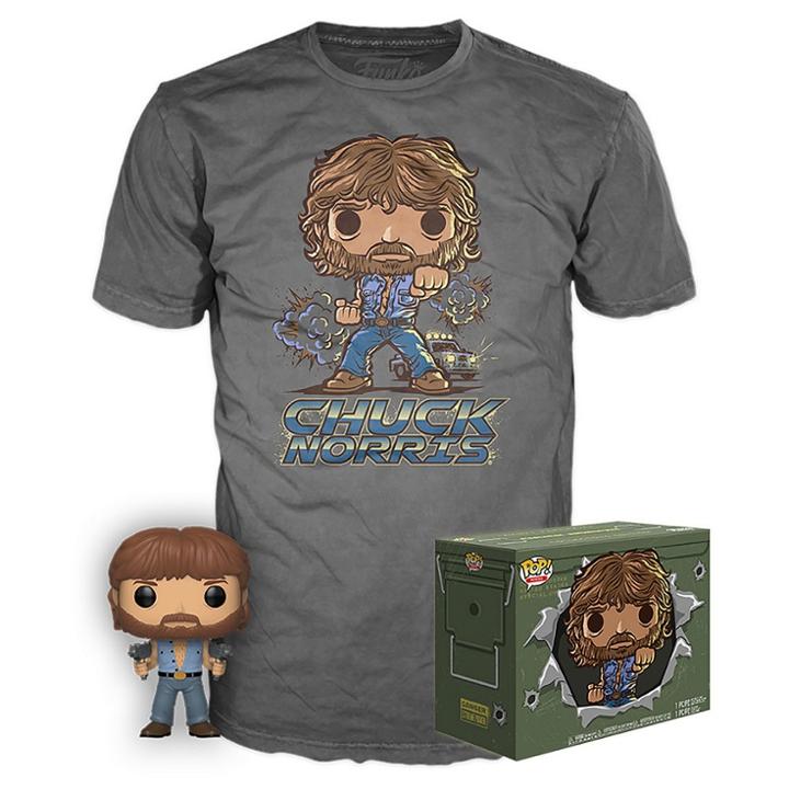 Funko Pop! Movies Collectors Box: Chuck Norris Pop! & Tee -