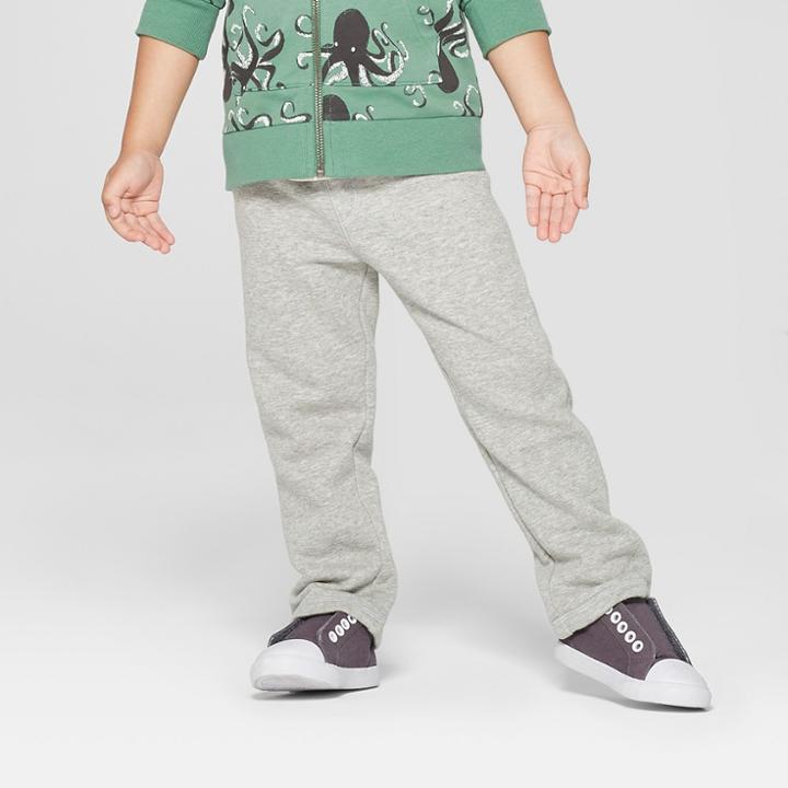 Toddler Boys' Straight Fit Lounge Pants - Cat & Jack Gray
