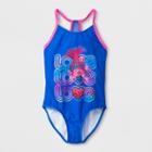 Girls' Trolls One Piece Swimsuit - Blue