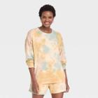 Women's Leisure Sweatshirt - Knox Rose Yellow Tie-dye