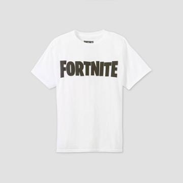 Boys' Fortnite Short Sleeve T-shirt - White