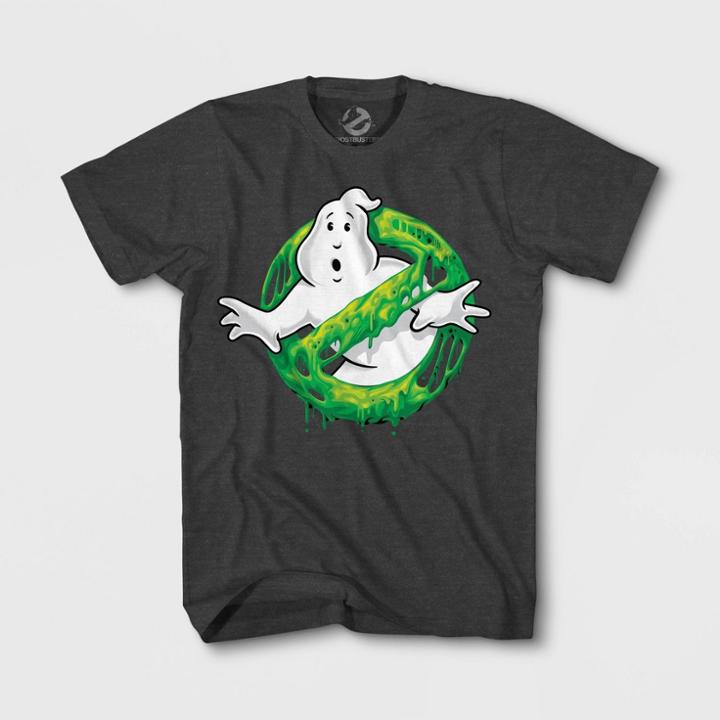 Boys' Ghostbusters Graphic T-shirt - Charcoal Heather, Boy's,